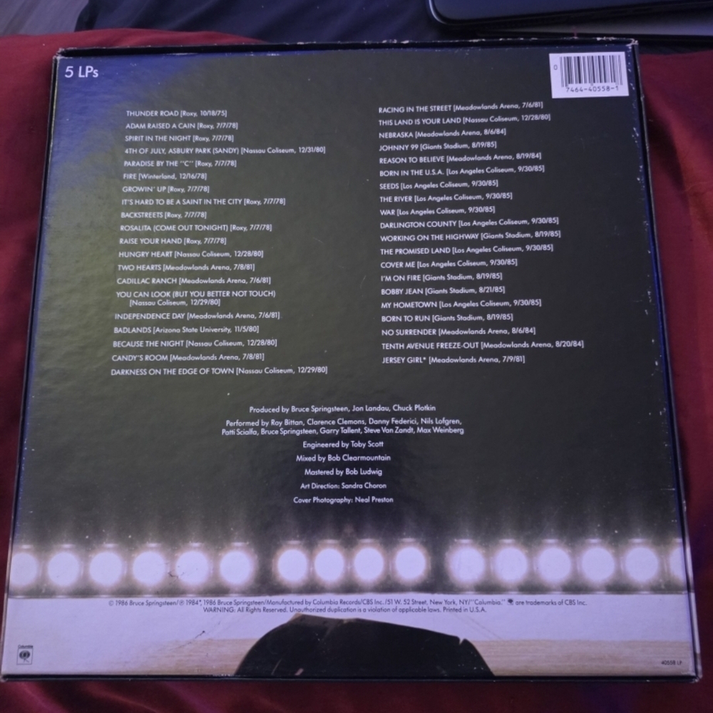 Bruce Springsteen Vinyl Record Set - Picture 2 of 4
